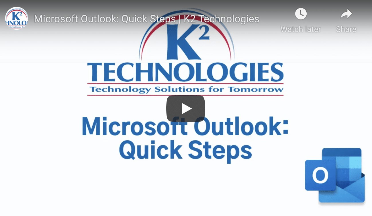 Saving Time by Using Quick Steps in Microsoft Outlook