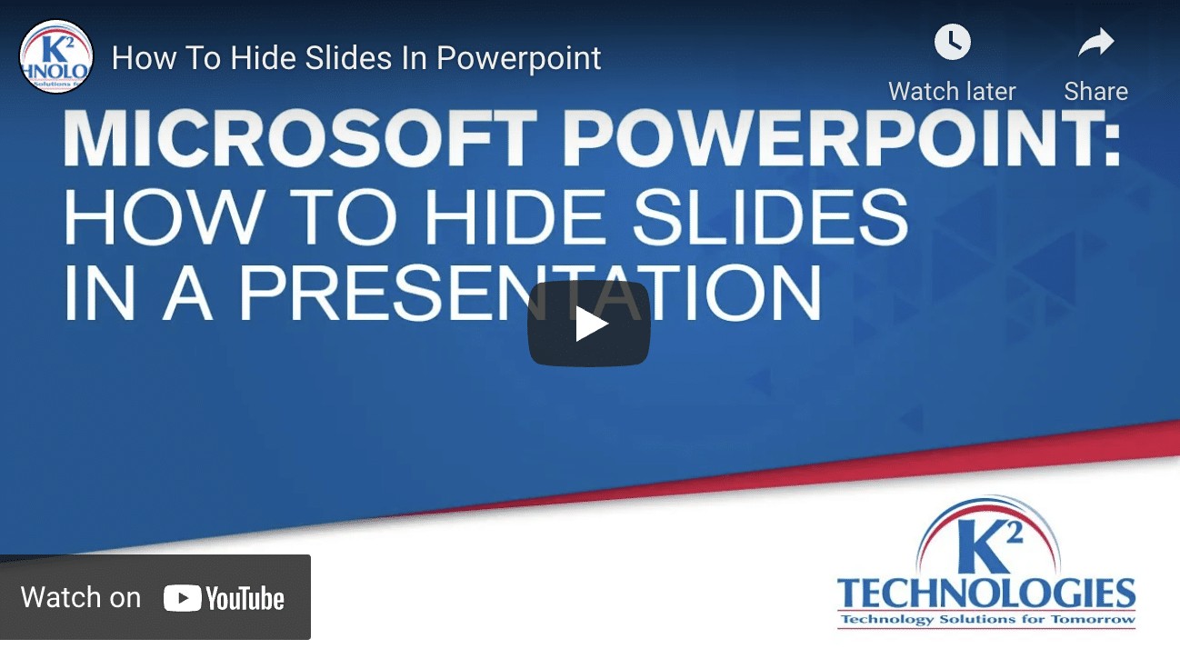 Microsoft PowerPoint How to Hide and Unhide Slides