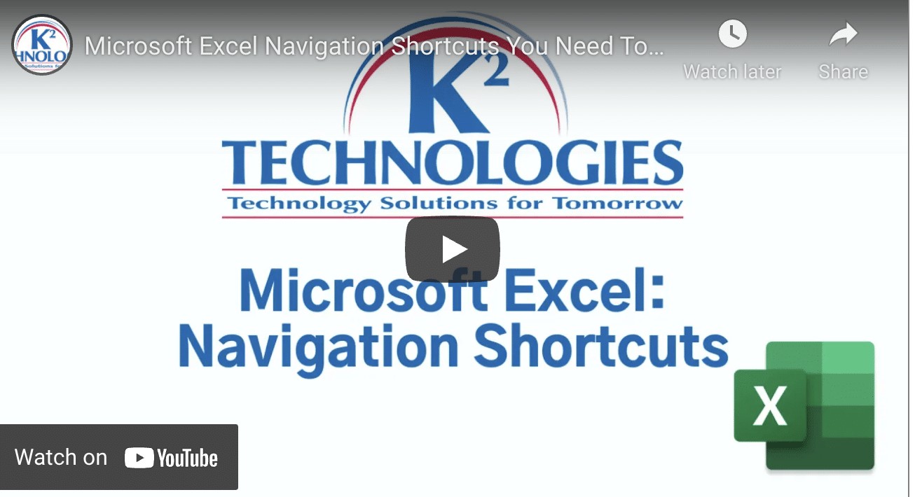 Navigation Shortcuts in Microsoft Excel That Will Save You Time