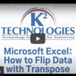 How to Flip Data With Transpose
