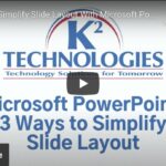 Simplify Slide Layout in PowerPoint