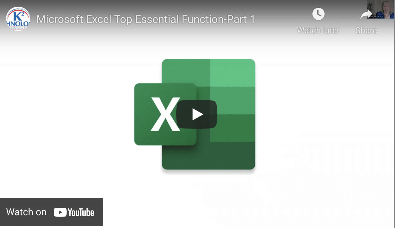 Microsoft Excel Top Essential Functions
