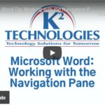 The Navigation Pane in Microsoft Word