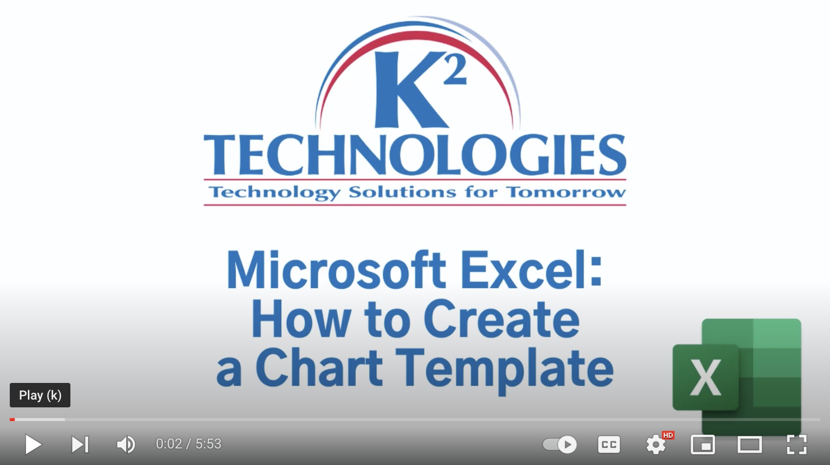 Steps to Creating a Microsoft Excel Chart Template
