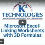 How to Link Worksheet Data with 3D Formulas