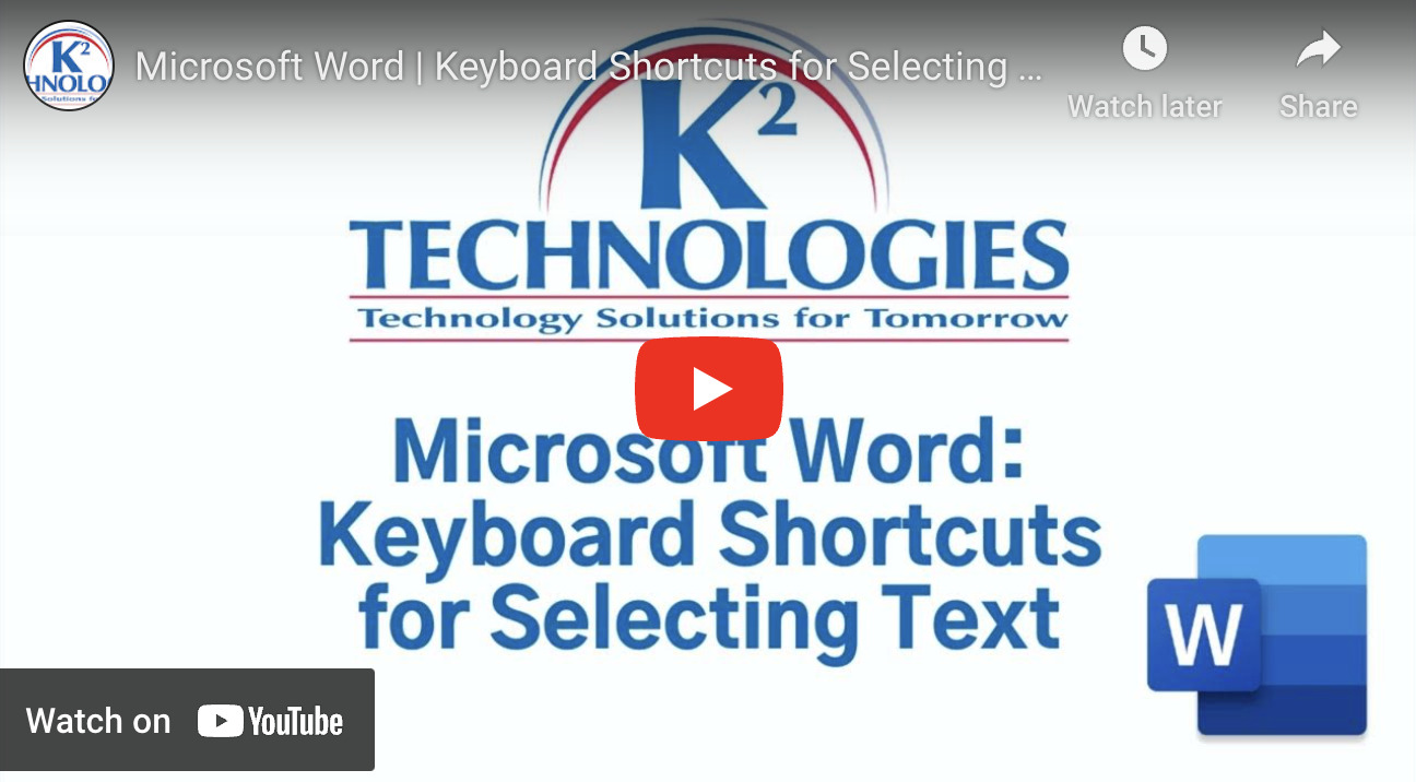 What Microsoft Word Keyboard Shortcuts Do You Need to Know?
